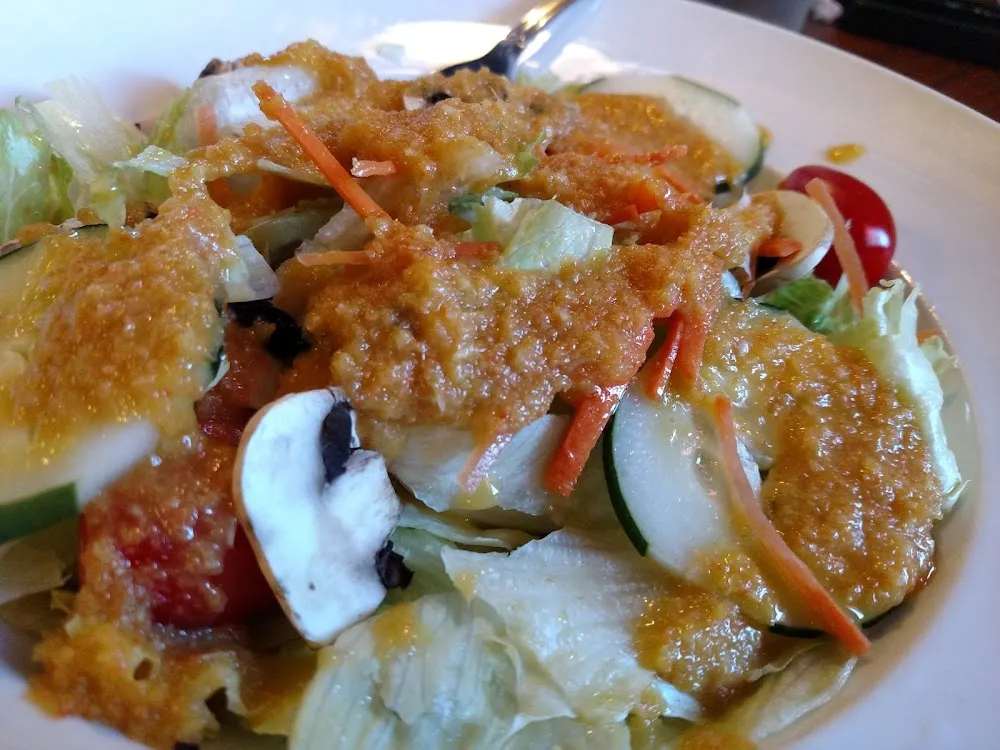 House Salad w Ginger Dressing