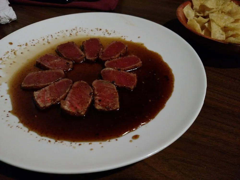Peppered Tuna Sashimi